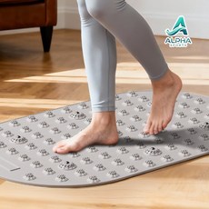 알파 지압판 혈액순환 발바닥 지압매트, 핑크78*47, 1개