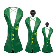 GOSINGLE 高爾夫球綠色夾克球桿套, 綠色