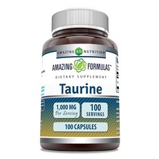Amazing Formulas Taurine 1000mg x 100캡슐, 100정, 1개