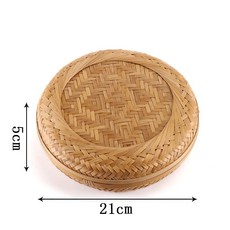보관함 원형 찻잎 보관통 밀폐형 차통 전통차 전용 보관, 클래식 대나무 차상자, 1개, 1L