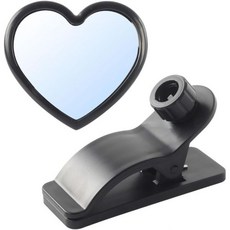 아기 차량 거울 후방 향 광각 볼록 뒷좌석 360도 조절 가능한 흡입컵 내부 승객 관찰용 SUV 트럭 호환 가능 흡입식, Clip