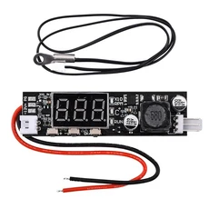 PC 팬 알람용 드라이버 모듈 DC 12V PWM 2-3 와이어 온도 컨트롤러 속도 거버너 디스플레이, 02 Ring probe