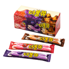 더블쮸 콜라 딸기 포도맛 믹스 젤리 스틱, 360g, 1개