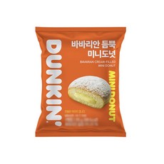 던킨 T[던킨] 딸기 듬뿍 미니도넛 25g x 15개 + 바바리안 5개, 5개