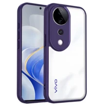 비보 V40 5G 케이스 프로 폰 V2348 V2347 커버 쿠션 충격 방지 범퍼 투명 무광 백, 01 생체 V40, 04 T밀리미터S Purple