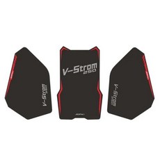 스즈키 호환 브이스트롬250 미끄럼 방지 연료 탱크 패드 보호대 가드 데칼 스티커, 없음