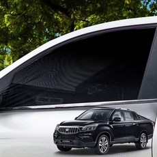 렉스턴스포츠칸 캠핑 모기방충망 차박 캠핑모기장 jus*7710yD, 승용 1열 2P