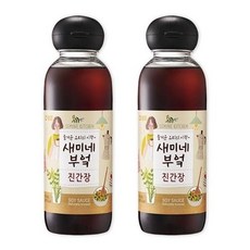 샘표 새미네부엌 진간장 450ML x 2개