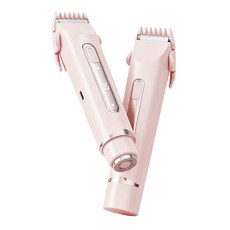 린보 2in1 LED 여성 전기 제모기 저자극 y존 겨드랑이 USB 충전식 모근제거기, 전기면도기, 핑크