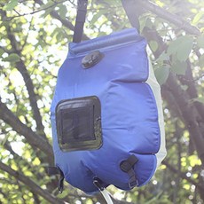 [특가]KNPD 이동 접이식 야외 캠핑 간편태양열 온수팩(파랑색), 단품