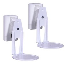 Sanus Sonos Era 100 용 무선 스피커 벽 마운트 화이트 틸트 및 회전 쉬운 3단계 설치 하드웨어 포함 2개 세트