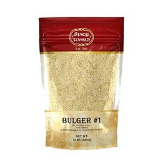 스파이시 월드 불거 크랙드 밀 파인 #1 907.18그램 ( Bulgur Cracked Wheat Fine #1 2 LB Bag (32oz) | USA Grown Bulgar W, 2파운드(1팩)