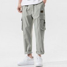 남녀공용 허리밴딩 트레이닝 카고바지