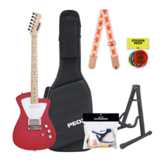 PEOZ 스마트기타 일렉기타 강의 무료, 스트라이킹, Pop Red, TR1, 1개