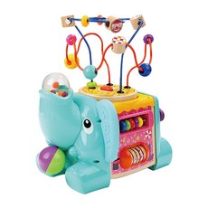 코끼리 액티비티 큐브 아기 발달 장난감 /탑브라이트, 1개