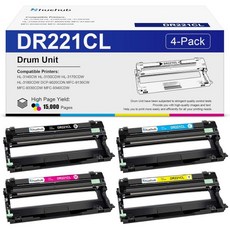 Brother DR221CL 드럼 유닛 교체용 세트 4개입 DCP9020CDN HL3140CW HL3150CDW HL3170CDW HL3180CDW MFC9130CW MFC93, Brother DR221CL 드럼 유닛 교체용 세트 4