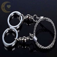 비비의잡화점 캠핑 서바이벌 줄톱 와이어톱 키링 휴대용미니톱