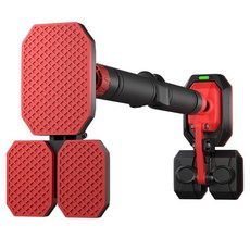 TANI 3중 패드 프리미엄 철봉 + 수평계 최대하중 1톤, 블랙