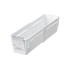 Himaraya 日本製 伸縮分隔收納盒, 白色, 1個