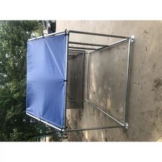 야외 닭장 대형 조립식 새장 시골 사육장 귀농, 1개, 방수포