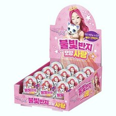시크릿쥬쥬 불빛반지모양사탕 딸기향, 10g, 12개