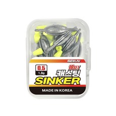 캐스팅 싱커 수중찌 스플릿샷 멀티싱커, 1개, 10개입