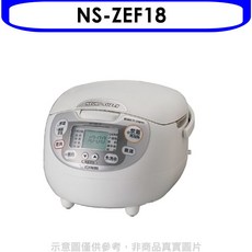 象印 Zojirushi NS-ZEF18 電飯鍋，多功能烹煮，輕鬆享受美味米飯, 白色