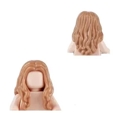 MOC 도시 피규어 헤어 액세서리 빌딩 신체 부위 남자 소년 머리 갈색 검은 스타일 DIY 벽돌 아이 장난감, 07 A1 33
