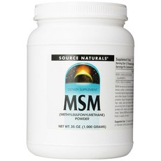 SOURCE NATURALS MSM補充粉, 1kg, 1罐