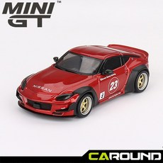 미니지티 722 닛산 Z 펜덤 레드 7cm lhd 좌핸 1대64, 1개
