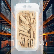 원목 나무집게 중 나무클립 인테리어소품 벽장식 사진전시 즉석사진 방꾸미기