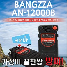 에이네트 슈퍼 리튬 방짜 12000B 전동릴 배터리 + 스마트폰 충전기 + 미니 LED 라이트 + 케링 케이스, AN-12000B, 블랙