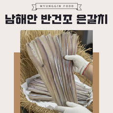 남해 뼈없는 반건조 갈치 6-8마리 남해 중매인 명진식품 100% 국내산, 1개