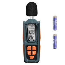 Decibel Meter 골드eep SL750A Digital Sound Level Meter 30-130dB A/C Weighted DB with dB/SONE Fast, 1개, Vitality Orange