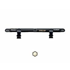 巴風特 適用於 NMAX 155 摩托車 鋁合金多功能橫桿 平衡桿 掛勾, 1個, 紅色,不銹鋼粉體烤漆黑