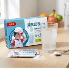 【小兒利撒爾】電解質沖泡飲 (4包入) - 小兒利撒爾電解質粉狀, 1個, 利撒爾電解質沖泡飲4入