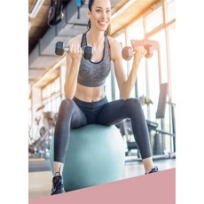 별별마켓 짐볼 55cm 근막이완, 더스티블루