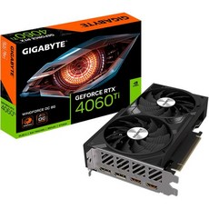 기가바이트 지포스 RTX 5060 Ti WINDFORC OC 8G 그래픽 카드 8GB 128비트 GDDR7 PCIe 5.0 WINDFORC 냉각 시스템 GV-N506TWF2OC, WINDFORCE OC, Rtx 4060 Ti 8gb
