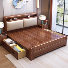 원목 킹사이즈 수납 침대 프레임 서랍형 침대, 4. 10cm코코넛매트, 1800x2000, 리프트업