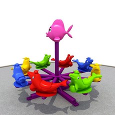 회전목마 놀이기구 키즈카페 키즈펜션 유치원 플라스틱 놀이터, 75 검은 색