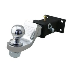 트레일러 견인장치 픽업트럭 고리 히치 볼마운트 견인, 아니요, 실버+핀 5개