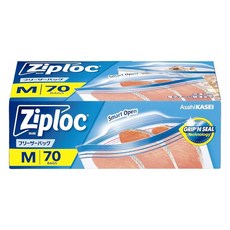 지퍼락 프리저 지퍼백, 1개, 중(M), 70개