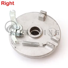 ATV 사륜 스터드 브레이크 드럼 휠 허브 좌우 쿼드 자전거 버기 카트 교체 부품 110mm x 4 125cc 150cc 200cc, [03] 1 pcs brake pads R