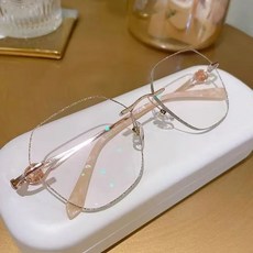 無框鑽飾圓形鏡框 女款