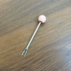 貓咪水果叉甜品可愛不銹鋼小叉子陶瓷收納罐套裝果插兒童安全果簽, 1個, 彩虹1叉【無小貓】