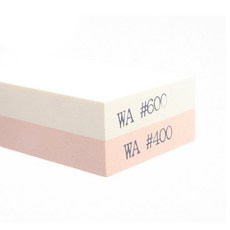 국산 양면숫돌 400-600 매쉬 이종 이중 결합 칼갈이 숯돌 연삭숫돌 금형용 전문가용 고급형 칼 가위 낫 연마 칼갈이 연삭 양면숯돌 이중숫돌 금형숫돌 금형숯돌, 1개