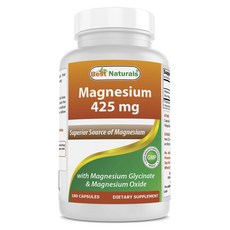 Best Naturals 鎂複合膠囊 425mg, 1個, 180顆