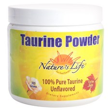 Nature's Life 牛磺酸粉無糖, 1個, 335克