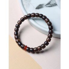 沉香 海南 黃棋楠 單圈 手串, 如圖, 1個