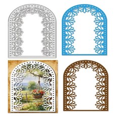 레이스 테마 커팅 다이 스텐실 사진 앨범 장식 엠보싱 종이 카드, 1개